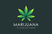marijuana logo template