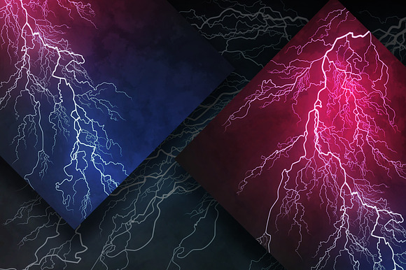 102 Lightning Brushes in Photoshop Brushes - product preview 11
