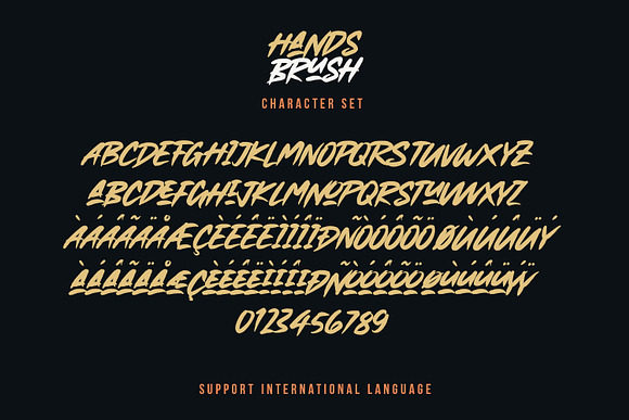 Hands Brush - Strong Urban Brush in Blackletter Fonts - product preview 7