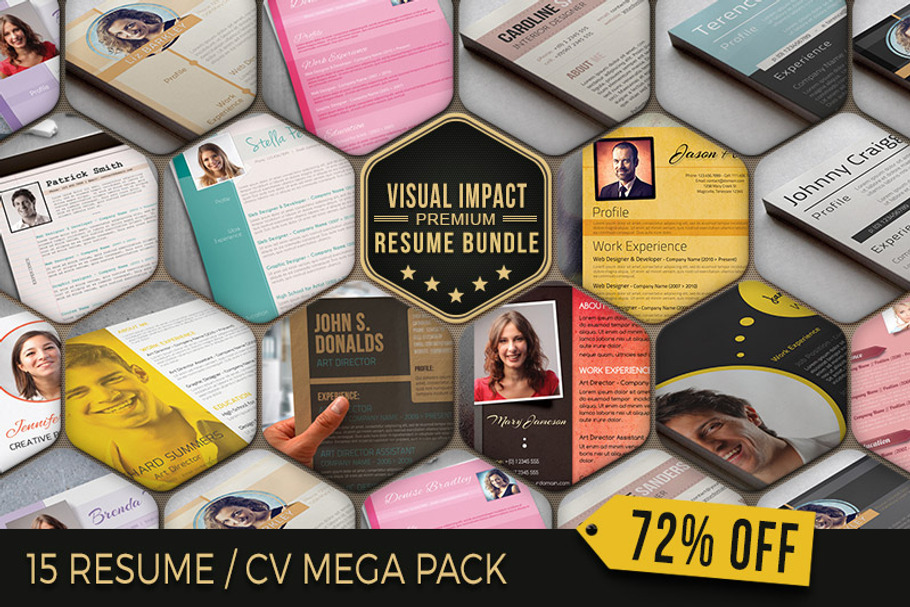 Impact Maker: Resume Mega Pack in Resume Templates - product preview 8