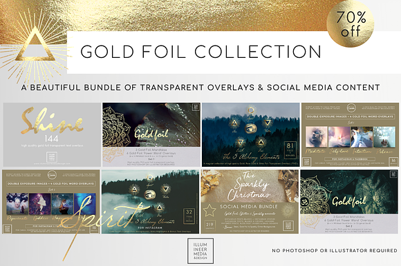 HUGE GOLD FOIL COLLECTION -70% OFF in Objects - product preview 29