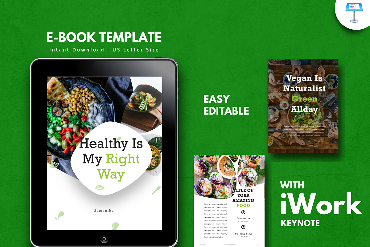 Recipe Book - Cookbook Keynote in Brochure Templates - product preview 8