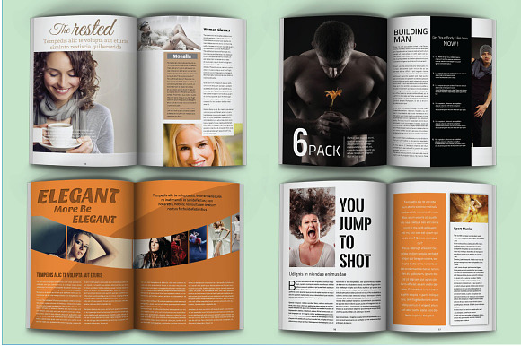 Magazine Template Modern in Magazine Templates - product preview 3