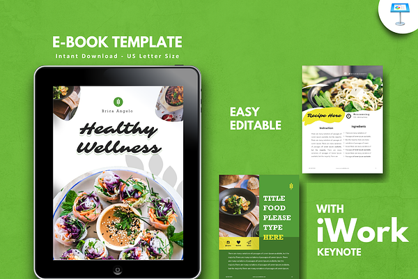 Recipe Book Template Cookbook Keynot