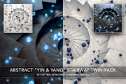 Abstract Spiral – YIN YANG Twin Set