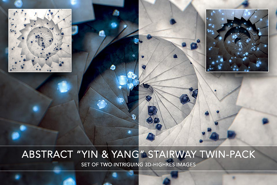 Abstract Spiral – YIN YANG Twin Set in Textures - product preview 8