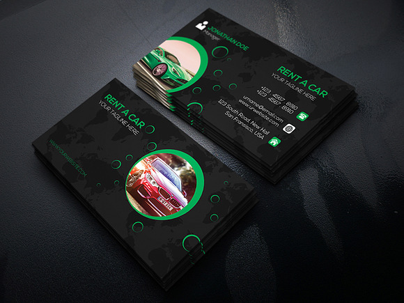 Elegant Creative Business Card-04 in Business Card Templates - product preview 3