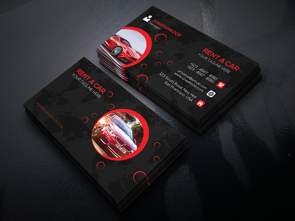 Elegant Creative Business Card-04 in Business Card Templates - product preview 4