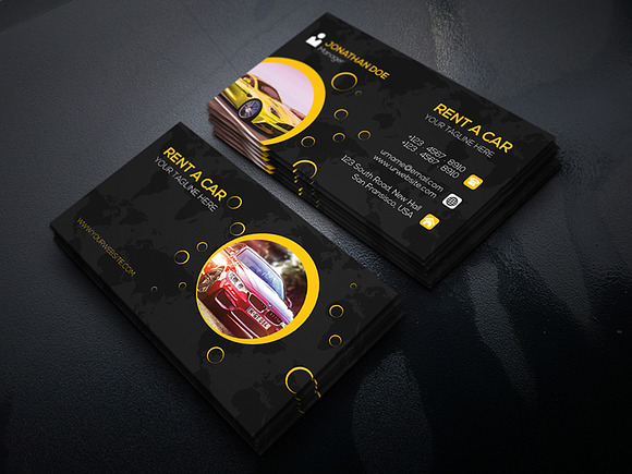 Elegant Creative Business Card-04 in Business Card Templates - product preview 6