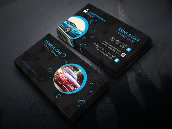 Elegant Creative Business Card-04 in Business Card Templates - product preview 7