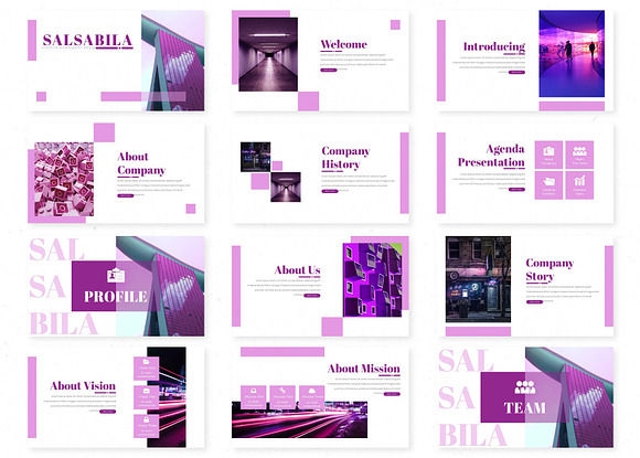 Salsabila - Powerpoint Template in PowerPoint Templates - product preview 1