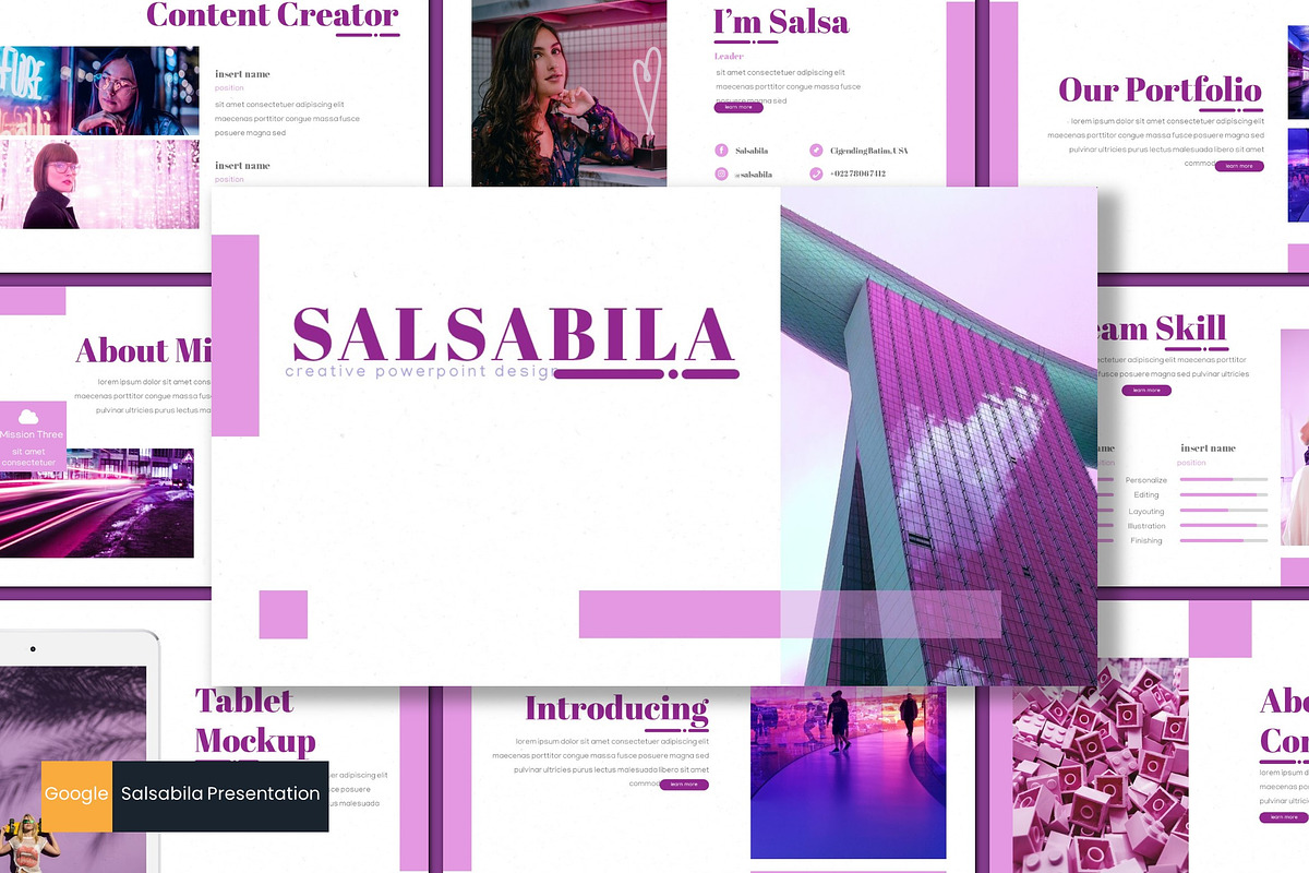 Salsabila - Google Slides Template in Google Slides Templates - product preview 8