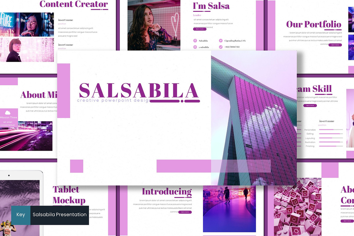 Salsabila - Keynote Template in Keynote Templates - product preview 8