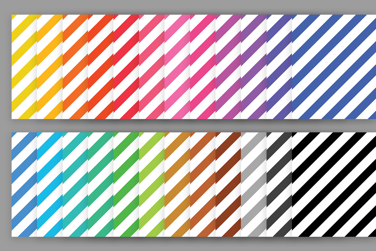 Rainbow Seamless Stripes Patterns in Patterns - product preview 8