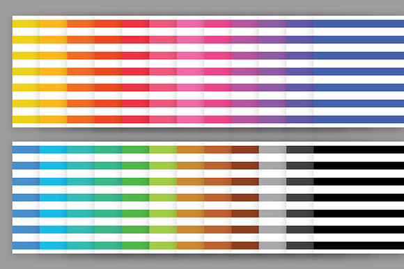 Rainbow Seamless Stripes Patterns in Patterns - product preview 1