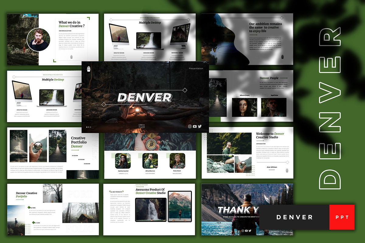 Denver - Bussiness  PowerPoint in PowerPoint Templates - product preview 8