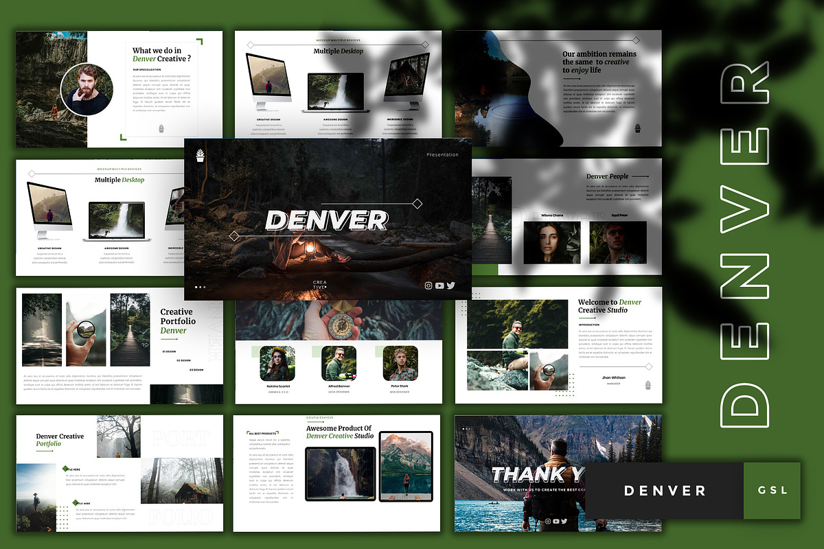 Denver - Business Googleslide in Presentation Templates - product preview 8