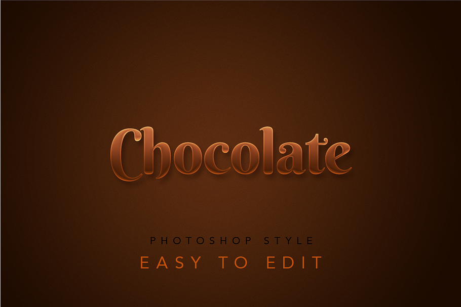 Chocolate Text Effect in Objects - product preview 8