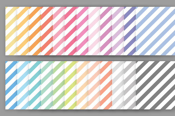Pastel Seamless Stripes Pattern in Patterns - product preview 1