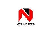 n letter logo