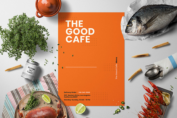 Restaurant Menu Set in Flyer Templates - product preview 1