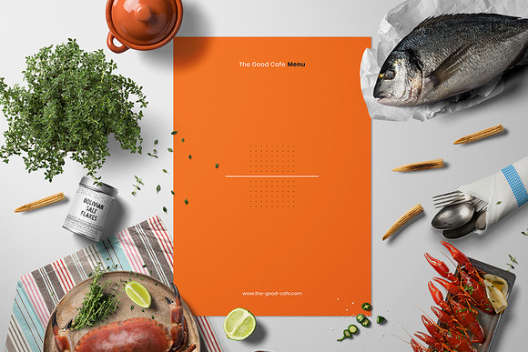 Restaurant Menu Set in Flyer Templates - product preview 4