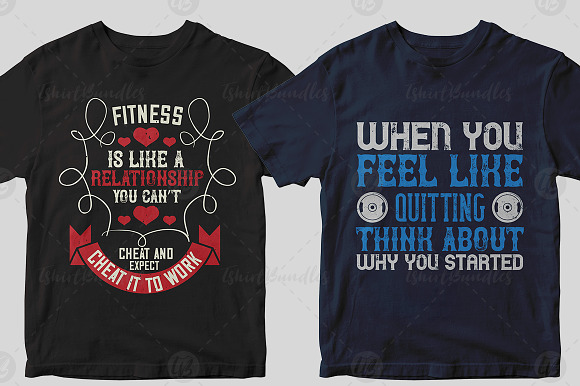 50 Editbale Fitness Tshirt Design in Objects - product preview 15