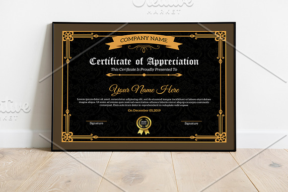 Certificate of Appreciation V19 in Stationery Templates - product preview 1