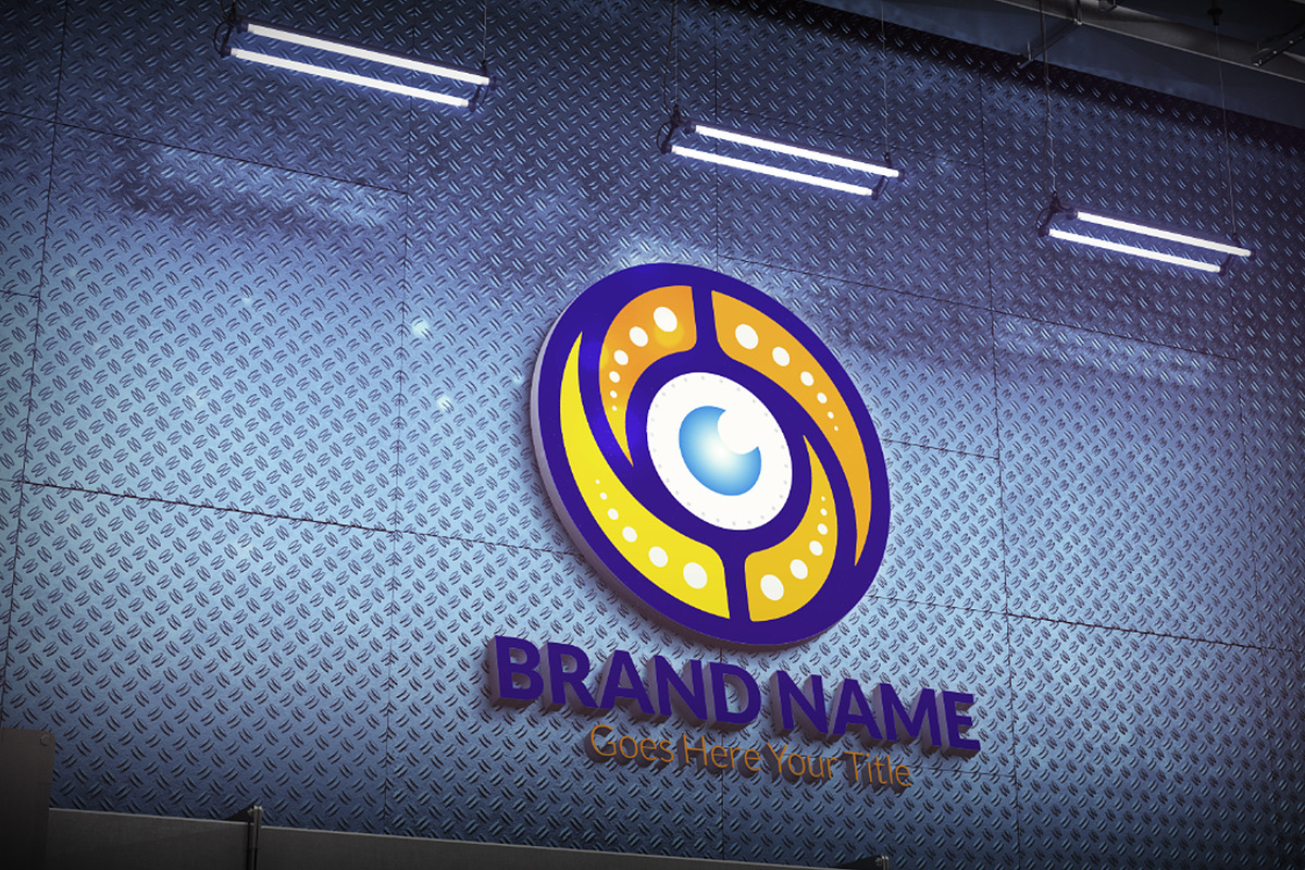 Color Eye Brand Logo in Logo Templates - product preview 8