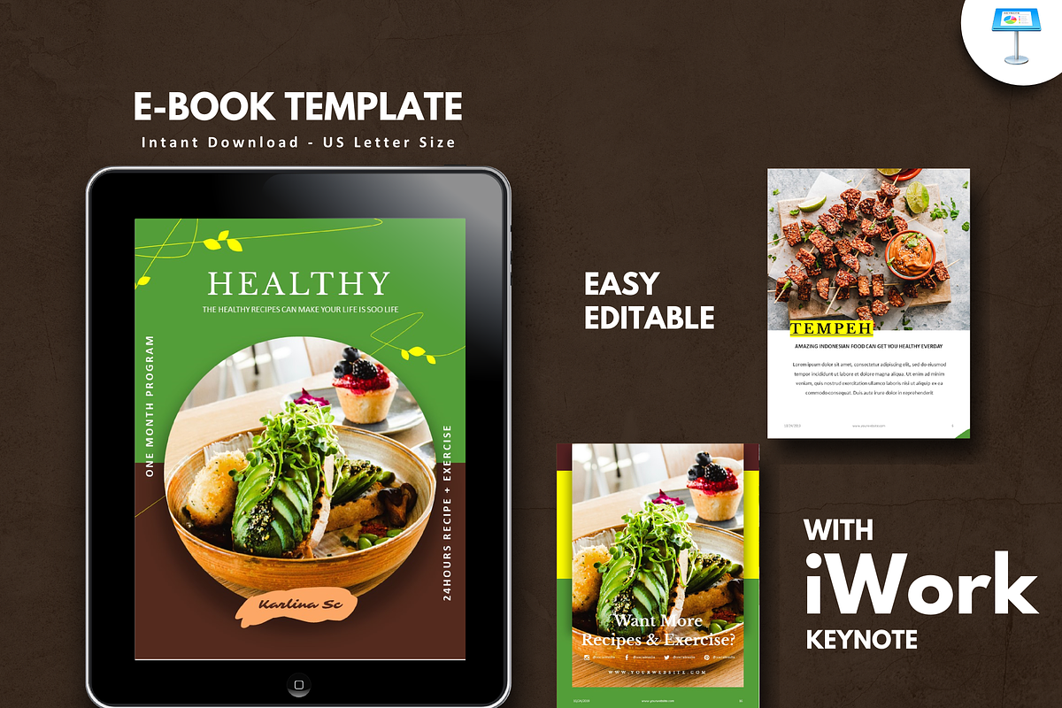 Recipe Book - Cookbook Keynote in Brochure Templates - product preview 8