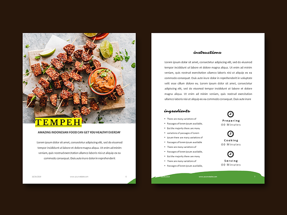Recipe Book - Cookbook Keynote in Brochure Templates - product preview 4