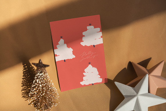 Christmas Postcard Mock-Ups in Print Mockups - product preview 9