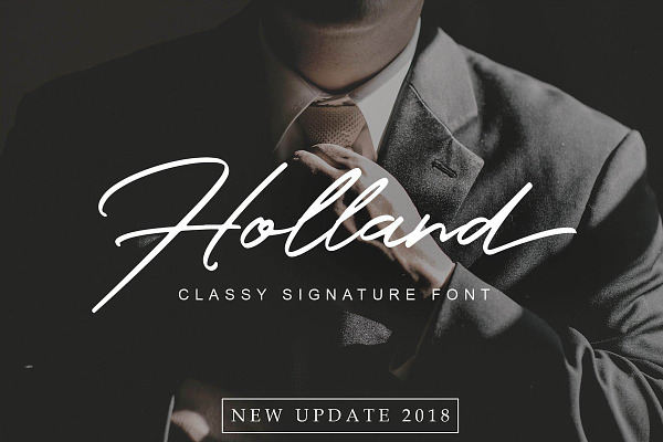 Holland Elegant Font Collection