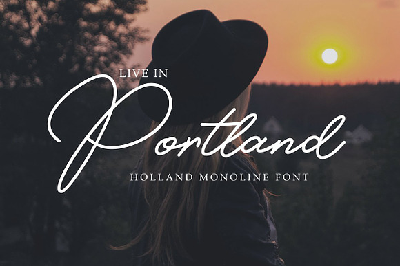 Holland Elegant Font Collection in Signature Fonts - product preview 7