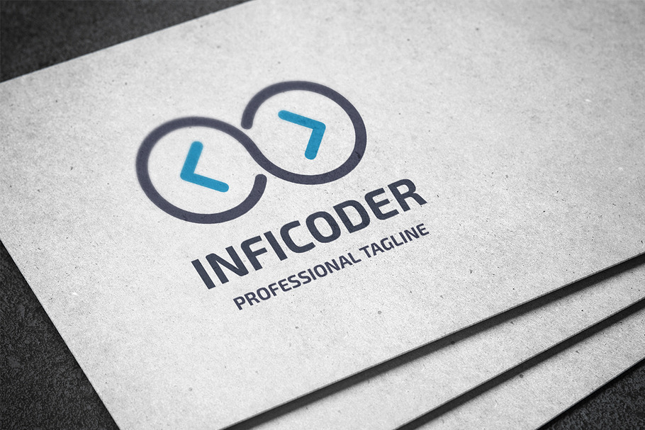 Infinity Coder Logo in Logo Templates - product preview 8