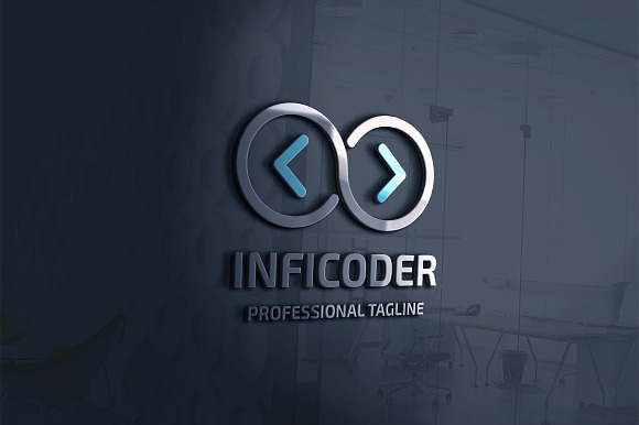 Infinity Coder Logo in Logo Templates - product preview 1