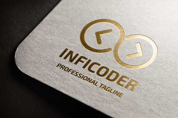 Infinity Coder Logo in Logo Templates - product preview 2