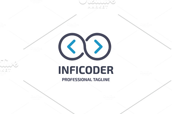 Infinity Coder Logo in Logo Templates - product preview 3
