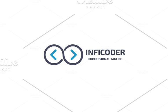 Infinity Coder Logo in Logo Templates - product preview 4