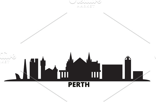 Australia, Perth city skyline