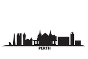 Australia, Perth city skyline