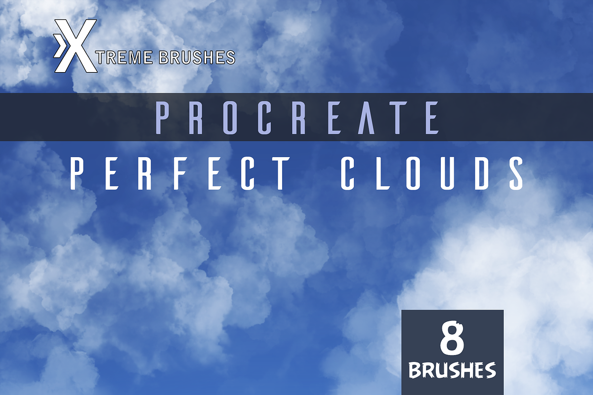 Procreate Perfect Clouds in Add-Ons - product preview 8
