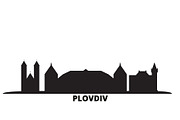 Bulgaria, Plovdiv city skyline