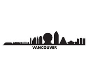 Canada, Vancouver city skyline