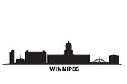 Canada, Winnipeg city skyline