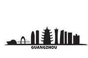 China, Guangzhou City city skyline