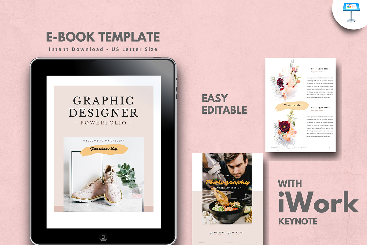 Graphic Designer Portfolio Keynote in Brochure Templates - product preview 8
