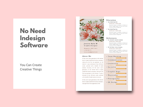 Graphic Designer Portfolio Keynote in Brochure Templates - product preview 1