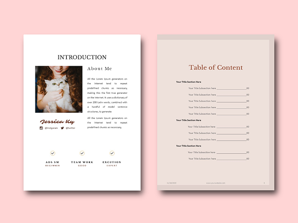 Graphic Designer Portfolio Keynote in Brochure Templates - product preview 2