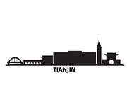 China, Tianjin City city skyline